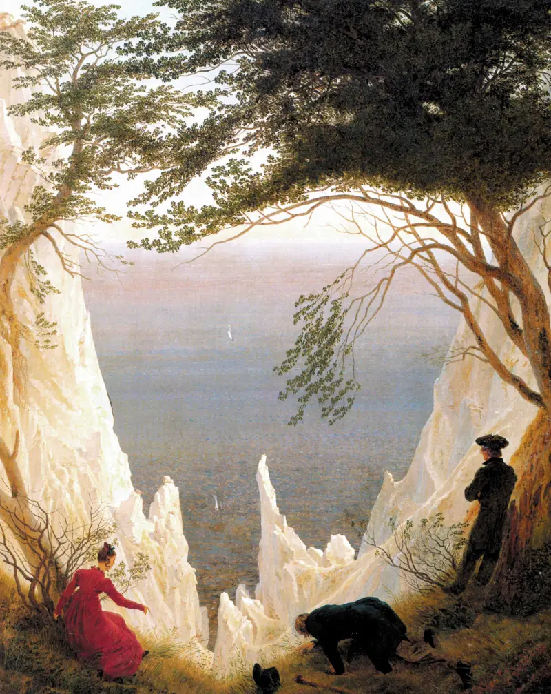 Chalk Cliffs on Rugen - Tree Painting